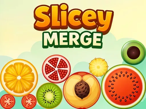 Slicey Merge: Fruit Drop & Match Game game thumbnail